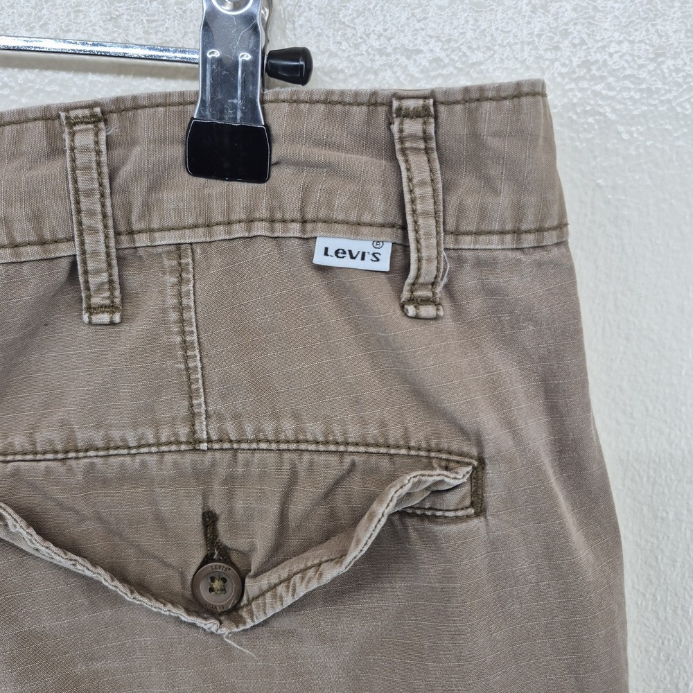 Levis Cargo Shorts Mens 36 Brown Pockets - Picture 7 of 7